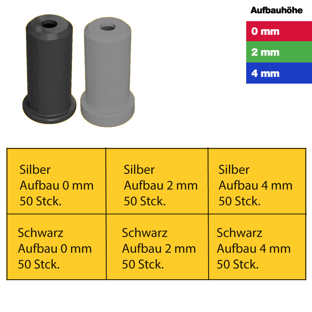 Sortimentsbox Schwarz | Silber