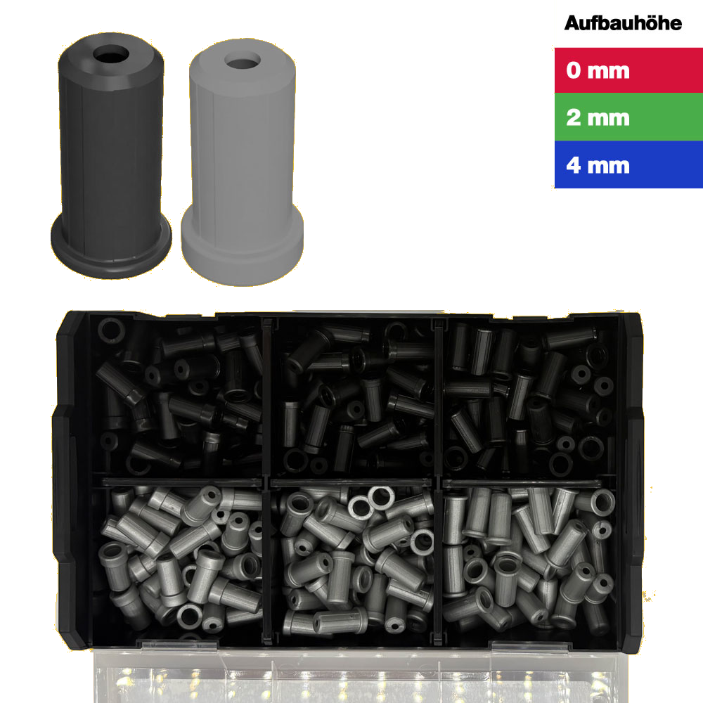 Sortimentsbox Schwarz | Silber